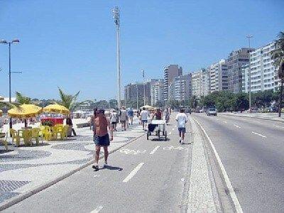 Vista Lateral Praia De Copacabana Rio de Janeiro Eksteriør billede