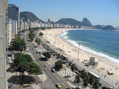Vista Lateral Praia De Copacabana Rio de Janeiro Eksteriør billede